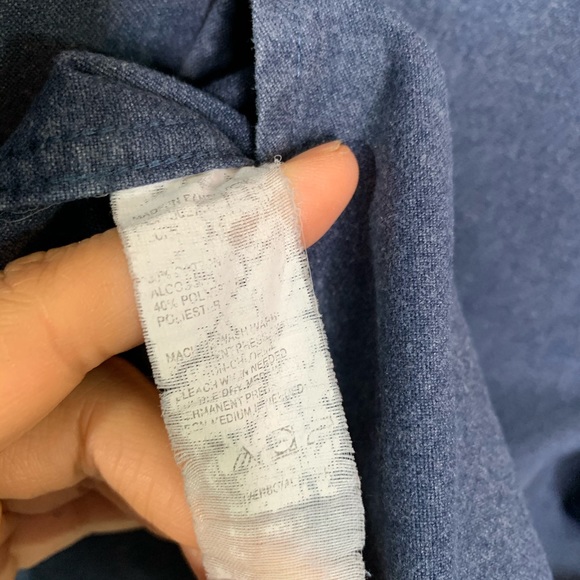 G.H.Bass&Co. L Blue Button Down Shirt - Picture 7 of 7